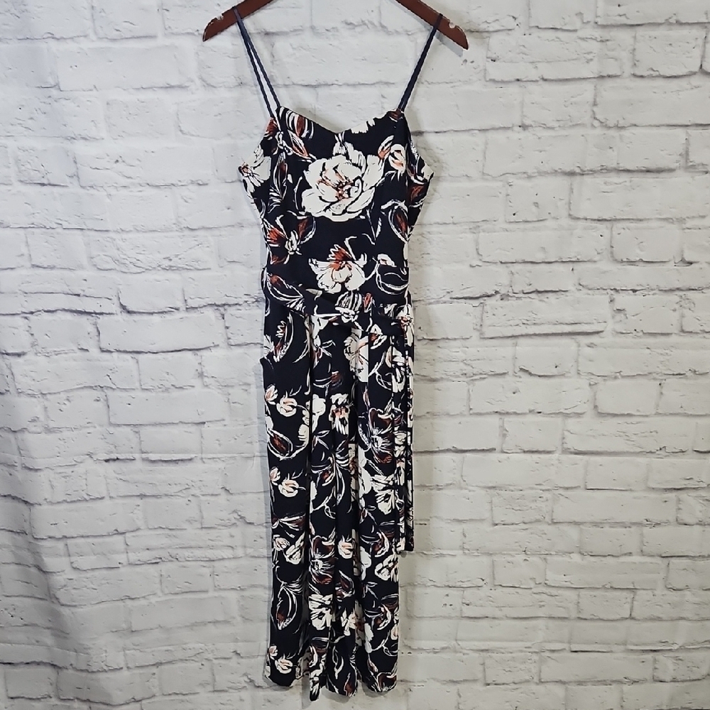 Emerald Sundae Navy Floral Jumpsuit